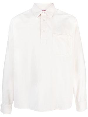 Orlebar Brown chemise en coton à manches longues - Blanc