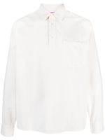 Orlebar Brown chemise en coton à manches longues - Blanc