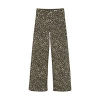 Indian Blue Jeans Winter broek meisjes - zand - wide fit/luipaard