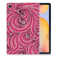 Samsung Galaxy Tab S6 Lite | S6 Lite (2022) Tablethoes Swirl Pink