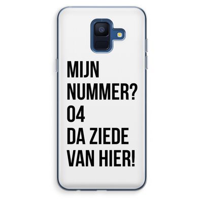 Da ziede van hier: Samsung Galaxy A6 (2018) Transparant Hoesje