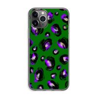 Green Cheetah: iPhone 11 Pro Max Transparant Hoesje Green Cheetah: iPhone 11 Pro Max Transparant Hoesje