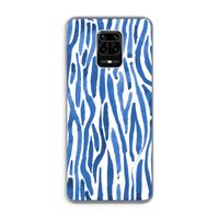 Blauwe nerven: Xiaomi Redmi Note 9 Pro Transparant Hoesje