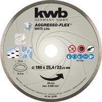 Diamantschijf wit 178x25 mm aggr - Kwb