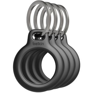 Beschermende houder met sleutelhanger voor AirTag - 4-pack Sleeve