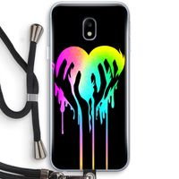 Hold My Heart: Samsung Galaxy J3 (2017) Transparant Hoesje met koord