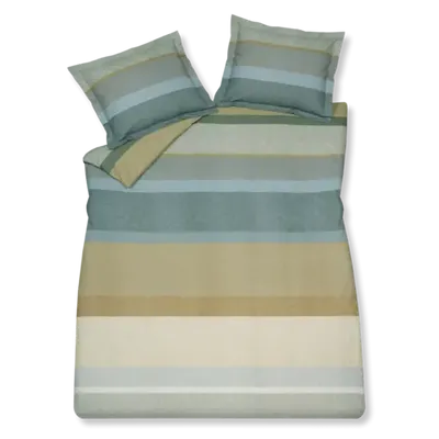 Vandyck Vandyck Green Shoot Dekbedovertrek 2-persoons (200x200/220) smoke green