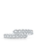 David Morris bracelet manchette en or blanc 18ct orné de diamants