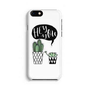 Hey you cactus: iPhone 8 Volledig Geprint Hoesje