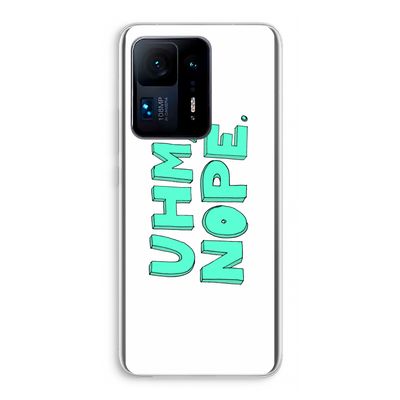 UHM, NOPE.: Xiaomi Mi Mix 4 Transparant Hoesje