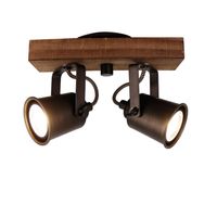 Spot Tazza zwart 2 lichts