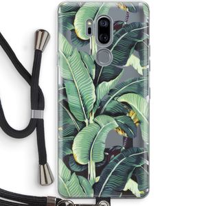 Bananenbladeren: LG G7 Thinq Transparant Hoesje met koord