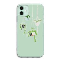 Hang In There: iPhone 11 Transparant Hoesje