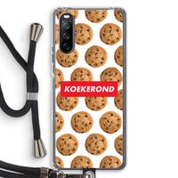 Koekerond: Sony Sony Xperia 10 III Transparant Hoesje met koord