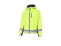 CRIVIT Heren fietsjas (geel/blauw, M) CRIVIT Heren fietsjas (geel/blauw, M)