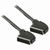 Nedis CVGB31000BK20 Scart-kabel Scart Male - Scart Male 2,0 M Zwart