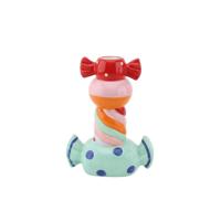 Kandelaar - Stapled Toffee Candy - Meerkleurig - 13x7x20 cm