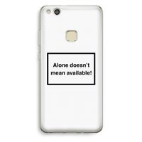 Alone: Huawei Ascend P10 Lite Transparant Hoesje