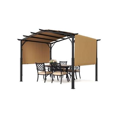 VEVOR 3650x3048x2540mm Pergola Tuin Pergola Paviljoen met Gebogen Dak