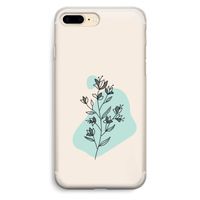 Violets are blue: iPhone 7 Plus Transparant Hoesje