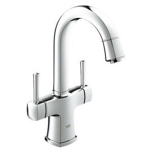 Grohe Grandera 2-greeps Wastafelkraan Hoog Model Met Waste Chroom