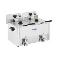 Elektrische friteuse - 2 x 13 liter - EGO thermostaat Elektrische friteuse - 2 x 13 liter - EGO thermostaat