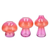 Daan Kromhout Vaas nova roze 20 cm 3 assorti | 6 stuks