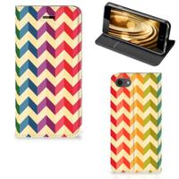 iPhone 7 | 8 | SE (2020) | SE (2022) | Hoesje met Magneet | Zigzag Multi Color