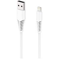2GO 797288 USB-kabel Apple Lightning stekker, USB-A stekker 1.00 m Wit
