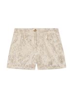 Dolce & Gabbana Kids short à motif Majolica - Tons neutres