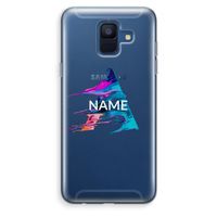 Abstract Spectrum: Samsung Galaxy A6 (2018) Transparant Hoesje