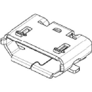 Micro USB Bus 473460001 Molex 1 stuk(s)