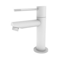 Best Design Toiletkraan White-Ribera Uitloop Recht 14 cm 1-hendel Mat Wit