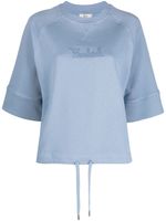 Woolrich t-shirt à lien de resserrage - Bleu - thumbnail