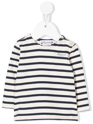 Bonpoint pull en maille à logo brodé - Tons neutres