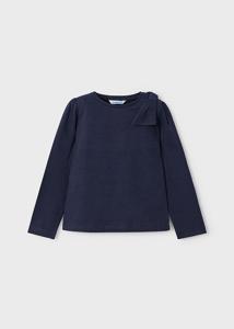 Mayoral Meisjes shirt lange mouw - Navy blauw