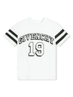 Givenchy Kids t-shirt en coton biologique à logo brodé - Blanc - thumbnail