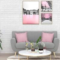 VidaXL 3d-behang zelfklevend 10 st bakstenen wit