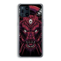 Hell Hound and Serpents: Oppo Find X3 Pro Transparant Hoesje