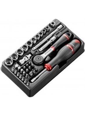 Facom 1/4' Socket Mod 6Pt Mm R.161B 37 Dlg - MOD.R161-66 - MOD.R161-66