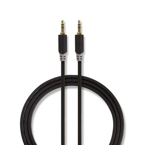 Nedis CABW22000AT10 audio kabel 1 m 3.5mm Antraciet