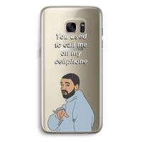 Hotline bling: Samsung Galaxy S7 Edge Transparant Hoesje