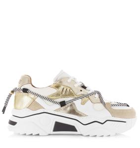 DWRS LABEL DWRS Label - Jupiter metallic sneakers Wit Leer Lage sneakers Dames