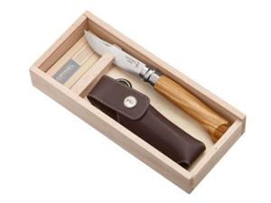 Opinel N°08 Olive Luxury Giftbox Zakmes Olive