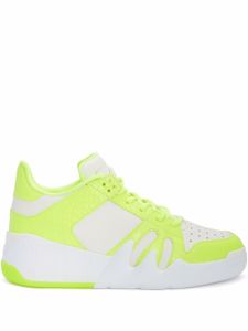 Giuseppe Zanotti baskets Talon en cuir - Blanc