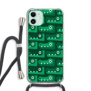 Crocs: iPhone 11 Transparant Hoesje met koord