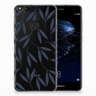 Huawei P10 Lite | TPU Case | Leaves Blue