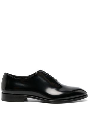 Canali chaussures oxford à fini verni - Noir
