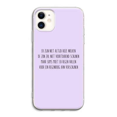 Regenboog: iPhone 11 Transparant Hoesje