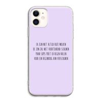 Regenboog: iPhone 11 Transparant Hoesje